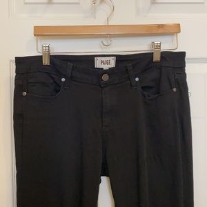 Paige Verdugo Crop Black Overdye